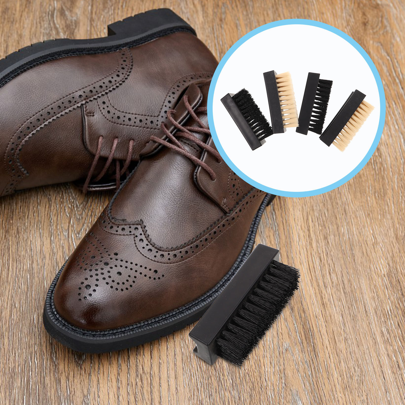 Sneaker Care Suede - Set di 4 Spazzole Multifunzione per