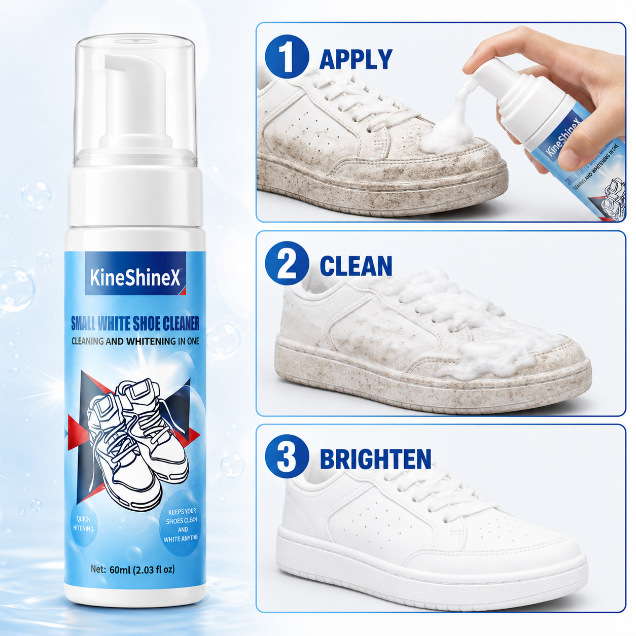 Kit Pulitore per Scarpe Gihen, - Sneaker Care Cleaner recensione e prezzo