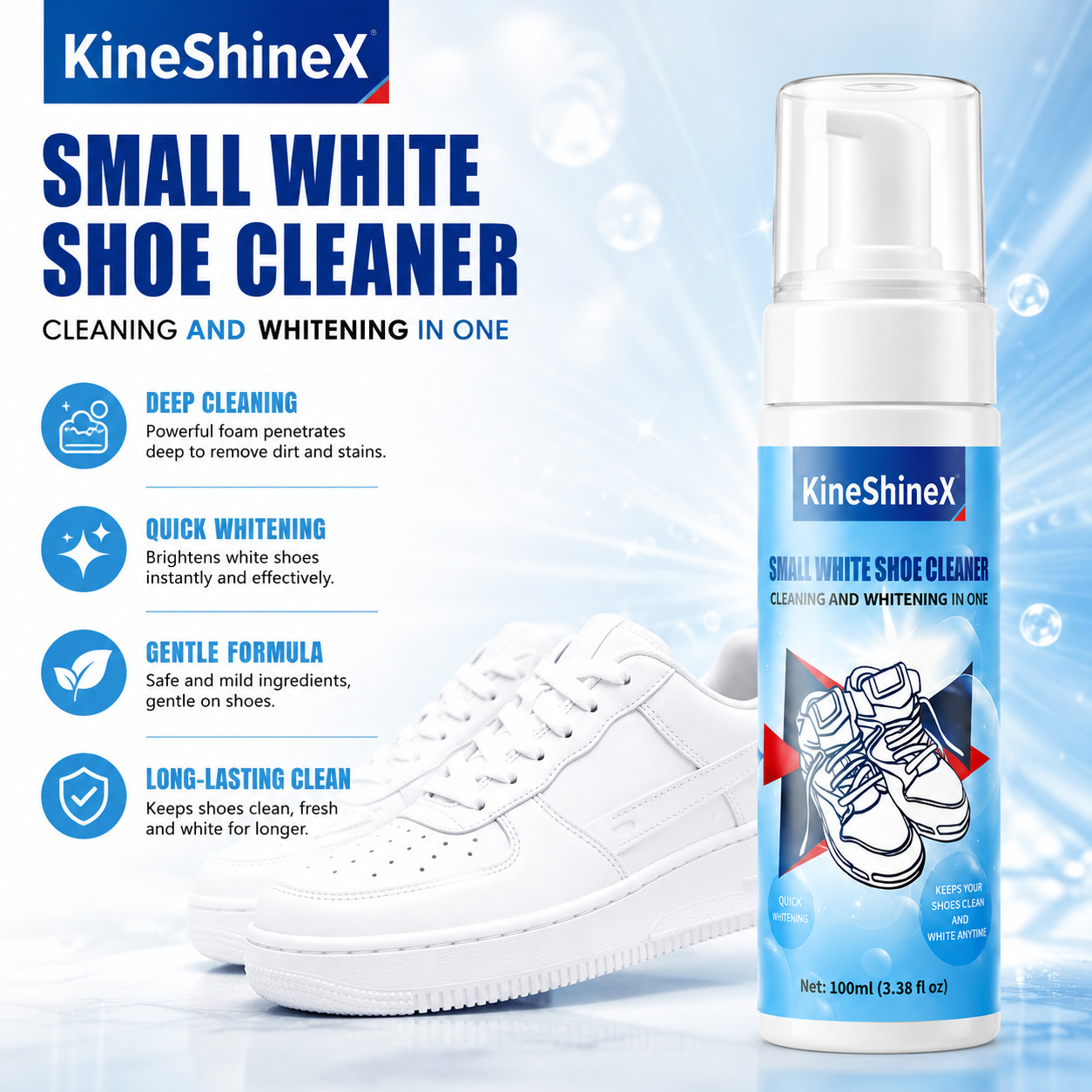Kit Pulitore per Scarpe Gihen, - Sneaker Care Cleaner recensione e prezzo